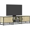 TV staliukas Televizoriaus spintelė, ąžuolo, 160x35x41cm, mediena ir metalas
