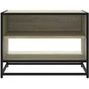 TV staliukas Televizoriaus spintelė, ąžuolo, 61x40x46cm, mediena ir metalas