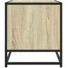 TV staliukas Televizoriaus spintelė, ąžuolo, 61x40x46cm, mediena ir metalas