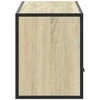 TV staliukas Televizoriaus spintelė, ąžuolo, 100x31x39,5cm, mediena/metalas