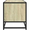 TV staliukas Televizoriaus spintelė, ąžuolo, 100x34,5x40cm, mediena/metalas