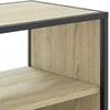 TV staliukas Televizoriaus spintelė, ąžuolo, 60x31x39,5cm, mediena/metalas