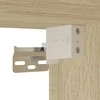 TV staliukas Televizoriaus spintelė, ąžuolo, 100x31x39,5cm, mediena/metalas