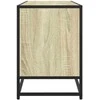 TV staliukas Televizoriaus spintelė, ąžuolo, 100x35x50cm, mediena ir metalas