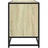 TV staliukas Televizoriaus spintelė, ąžuolo, 150x35x41cm, mediena ir metalas