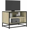 TV staliukas Televizoriaus spintelė, ąžuolo, 61x40x46cm, mediena ir metalas