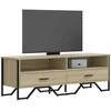 TV staliukas Televizoriaus spintelė, ąžuolo, 122x34x41cm, apdirbta mediena