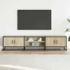 TV staliukas Televizoriaus spintelė, ąžuolo, 180x35x41cm, apdirbta mediena
