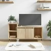 TV staliukas Televizoriaus spintelė, ąžuolo, 100x35x55cm, apdirbta mediena