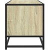 TV staliukas Televizoriaus spintelė, ąžuolo, 80x34,5x40cm, mediena/metalas