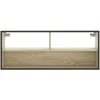 TV staliukas Televizoriaus spintelė, ąžuolo, 100x31x39,5cm, mediena/metalas