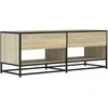 TV staliukas Televizoriaus spintelė, ąžuolo, 120,5x40x46cm, mediena/metalas