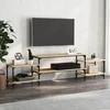 TV staliukas Televizoriaus spintelė, ąžuolo, 197x35x52cm, apdirbta mediena