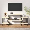 TV staliukas Televizoriaus spintelė, ąžuolo, 117x35x52cm, apdirbta mediena