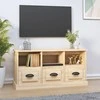 TV staliukas Televizoriaus spintelė, ąžuolo, 100x35x50cm, apdirbta mediena