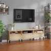 TV staliukas Televizoriaus spintelė, ąžuolo, 150x30x44,5cm, apdirbta mediena