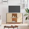 TV staliukas Televizoriaus spintelė, ąžuolo, 100x35x65cm, apdirbta mediena