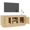 TV staliukas Televizoriaus spintelė, ąžuolo, 102x35x45cm, apdirbta mediena