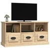 TV staliukas Televizoriaus spintelė, ąžuolo, 100x35x50cm, apdirbta mediena