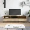 TV staliukas Televizoriaus spintelė, ąžuolo, 150x30x44,5cm, apdirbta mediena