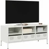 TV staliukas Televizoriaus spintelė, balta, 101,5x39x43,5cm, plienas