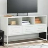 TV staliukas Televizoriaus spintelė, balta, 100,5x39x60,5cm, plienas