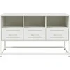 TV staliukas Televizoriaus spintelė, balta, 100,5x39x60,5cm, plienas