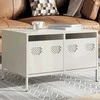 TV staliukas Televizoriaus spintelė, balta, 68x50x43,5cm, plienas