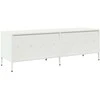 TV staliukas Televizoriaus spintelė, balta, 135x39x43,5cm, plienas