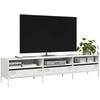 TV staliukas Televizoriaus spintelė, balta, 202x39x43,5cm, plienas