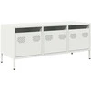 TV staliukas Televizoriaus spintelė, balta, 101,5x39x43,5cm, plienas