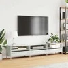 TV staliukas Televizoriaus spintelė, balta, 202x39x43,5cm, plienas