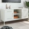 TV staliukas Televizoriaus spintelė, balta, 100,5x39x50,5cm, plienas