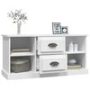 TV staliukas Televizoriaus spintelė, balta, 99,5x35,5x48cm, apdirbta mediena