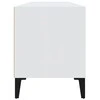 TV staliukas Televizoriaus spintelė, balta, 100x34,5x44,5cm, mediena