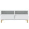 TV staliukas Televizoriaus spintelė, balta, 100x34,5x44,5cm, mediena