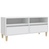 TV staliukas Televizoriaus spintelė, balta, 100x34,5x44,5cm, mediena