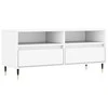 TV staliukas Televizoriaus spintelė, balta, 100x34,5x44,5cm, mediena