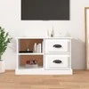 TV staliukas Televizoriaus spintelė, balta, 73x35,5x47,5cm, apdirbta mediena