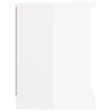 TV staliukas Televizoriaus spintelė, balta, 73x35,5x47,5cm, mediena, blizgi