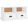 TV staliukas Televizoriaus spintelė, balta, 93x35,5x45cm, apdirbta mediena