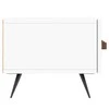 TV staliukas Televizoriaus spintelė, balta, 150x36x30cm, apdirbta mediena