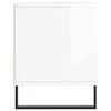 TV staliukas Televizoriaus spintelė, balta, 100x34,5x44,5cm, mediena, blizgi