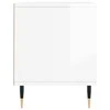 TV staliukas Televizoriaus spintelė, balta, 100x34,5x44,5cm, mediena, blizgi