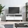 TV staliukas Televizoriaus spintelė, balta, 100x34,5x44,5cm, mediena