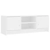 TV staliukas Televizoriaus spintelė, balta, 102x30x37,5cm, apdirbta mediena