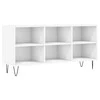 TV staliukas Televizoriaus spintelė, balta, 103,5x30x50cm, apdirbta mediena
