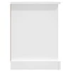 TV staliukas Televizoriaus spintelė, balta, 99,5x35,5x48cm, apdirbta mediena