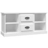 TV staliukas Televizoriaus spintelė, balta, 99,5x35,5x48cm, apdirbta mediena