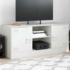 TV staliukas Televizoriaus spintelė, baltos spalvos, 99x39x44cm, plienas